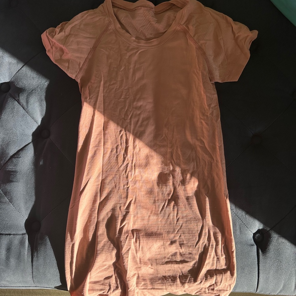 Lululemon Athletica Coral Short Sleeve Dress